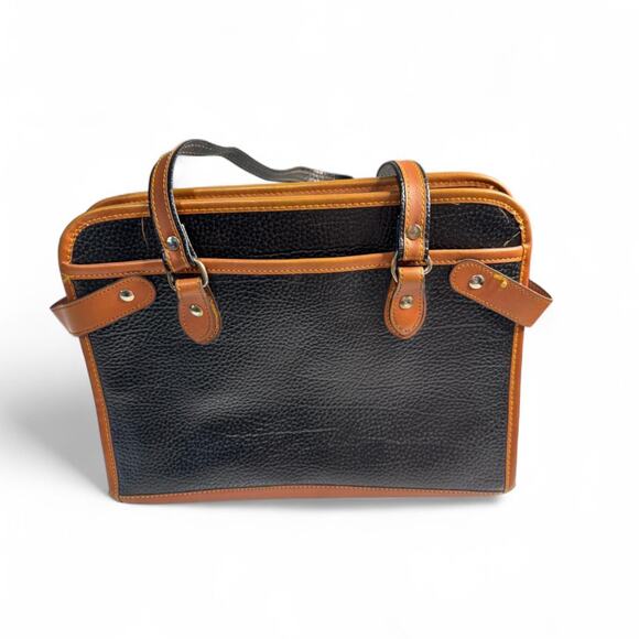 Vintage brown and black leather - Picture 2 of 8